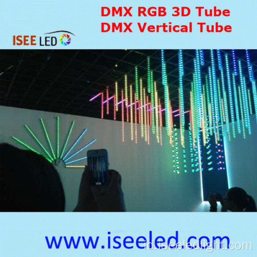 Efek LED 3D yang dapat diatasi RGB Tabung kristal tahan air